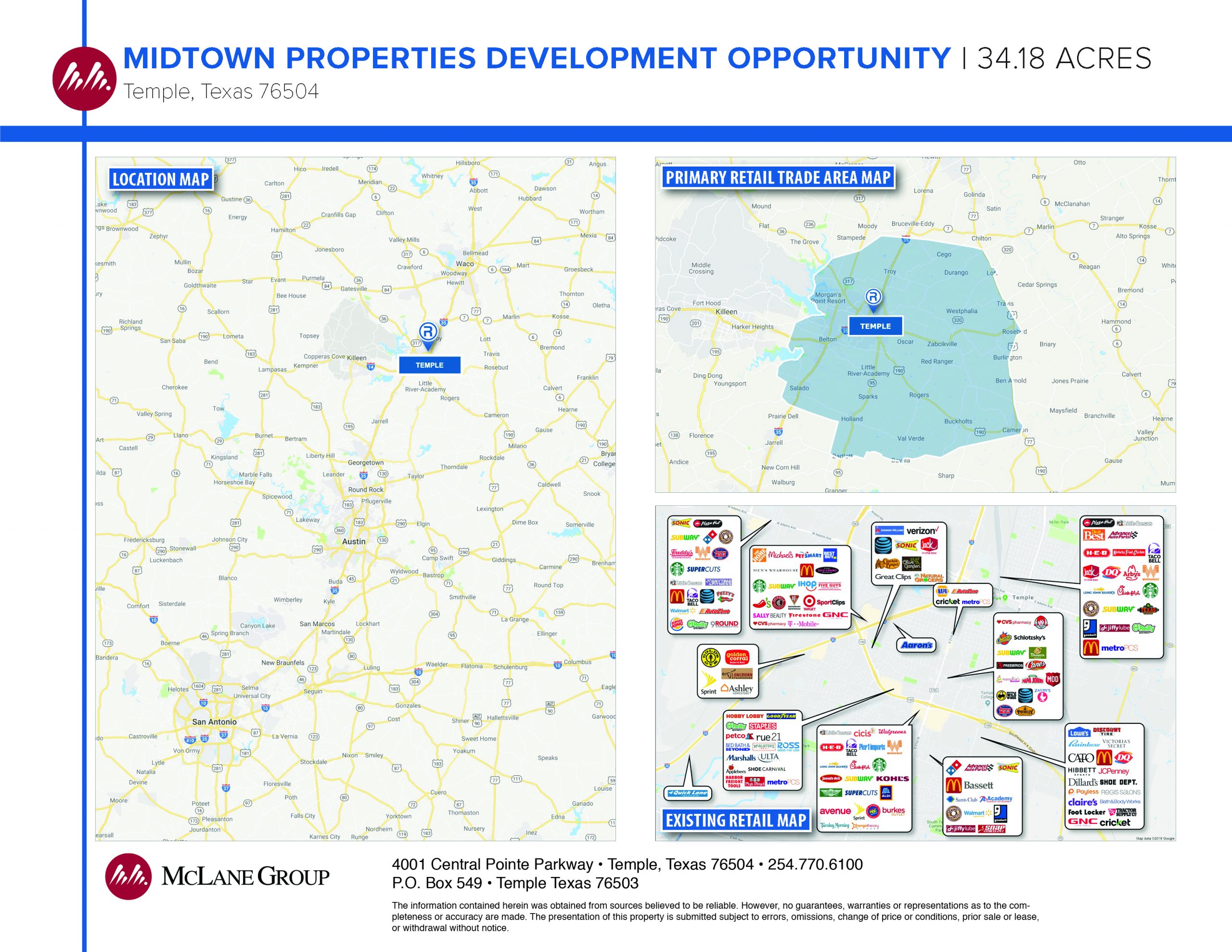 Midtown retail development property